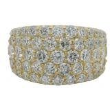 18k Gold 2.30 ct Natural VS Brilliant Diamond Ring