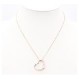 Tiffany & Co. Open Heart Necklace