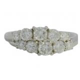 Platinum 1.05 ct Natural Brilliant Diamond Ring