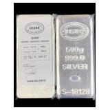 1/2 KILO (500g) 999 Fine Silver Bar