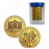 1/10oz - .9999 Austrian Gold Philharmonic