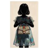 GUCCI Girl Silhouette Giclee by Some Nobody