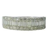 Platinum 1.00 ct Natural Brilliant VS Diamond Ring