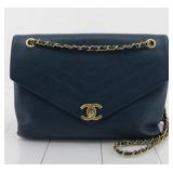 Chanel V-Stitch Leather Shoulder Bag