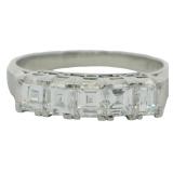 Platinum 1.00 ct Natural VS Brilliant Diamond Ring