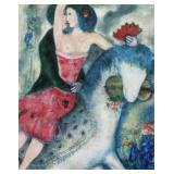 Equestrienne Giclee Canvas by Marc Chagall