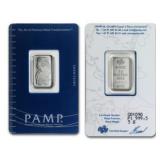 5 Gram .999 Fine Platinum Bar