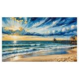 Pier at First Light LTD Edition by Studio Van Gogh