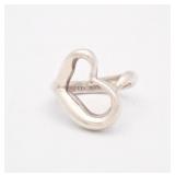 Tiffany & Co. Open Heart Ring Size 2.75