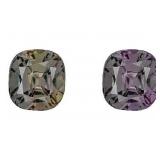 GIA Certified Cushion .91ct. Color Change Sapphire