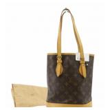 Louis Vuitton Monogram Bucket PM Tote Bag