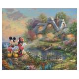 Mickey & Minnie Sweetheart Cove by Kinkade Studios