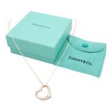 Tiffany & Co. Open Heart Necklace