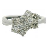 Platinum 1.01 ct Natural Brilliant Diamond Ring