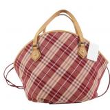 Burberry Blue Label Canvas Leather Handbag