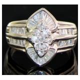 Platinum Brilliant 1.00 ct Natural VS Diamond Ring