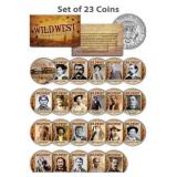 Wild West/ Old West Outlaw Complete Set of 23 Coin