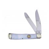 Steel Warrior Lincoln Penny Pearl Trapper Knife