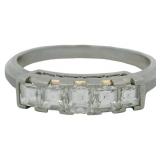 Platinum 1.00 ct Natural VS Brilliant Diamond Ring