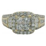 14k Gold 1.25 ct Natural Brilliant Diamond Ring