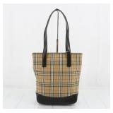 Burberry Check Tote Bag
