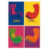 Egg Chairs Suite I Limited Edition by Pop Avenue