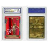 23K Gold Red Michael Jordan Rookie Card