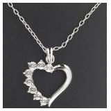 Diamond Accent Heart Pendant