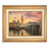 London  LTD EDT Thomas Kinkade Framed Canvas