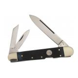 Frost Black Jigbbone Lockback Whittler Knife