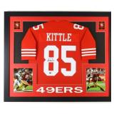 Autographed George Kittle Custom Framed Jersey