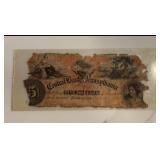 $5 Bank of Pennsylvania Note