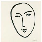 Grand Visage c.1952  Art Print by Henri Matisse