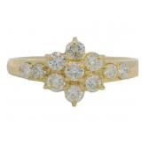 18k Gold 1/2 ct Natural VS Brilliant Diamond Ring