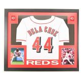 Autographed Elly De La Cruz Framed Jersey