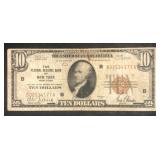 1929 $10 New York Federal Reserve Bank Note