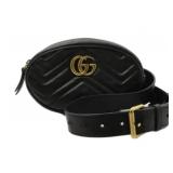 Gucci GG Marmont Quilted Belt Bag W/Box