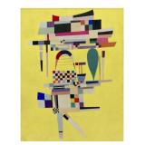 WASILLY KANDINSKY Limited Edition Yellow Painting