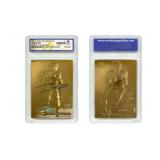 23K Tom Brady Rookie Gold Card