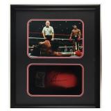 Autographed Mike Tyson Shadowbox Display