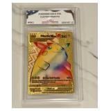 Pokï¿½mon Gold Custom Pikachu Card