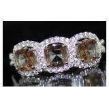 Cushion Cut 2.45 ct Color Change Zultanite Ring