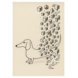 Cubed Daschund Limited Edition by BEYONDALI