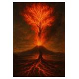 Flaming Tree Eruption Limited Edition by BEYONDALI