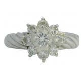 Platinum 1.02 ct Natural Brilliant Diamond Ring
