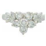 Platinum 1.01 ct Natural Brilliant Diamond Ring