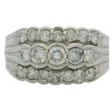 Platinum 1.08 ct Natural Brilliant Diamond Ring