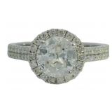 14kt Gold 1.78 ct Brilliant Natural Diamond Ring