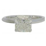 14kt Gold 2.00 ct Cushion Cut VS Lab Diamond Ring