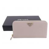 Prada Saffiano Zippy Long Wallet